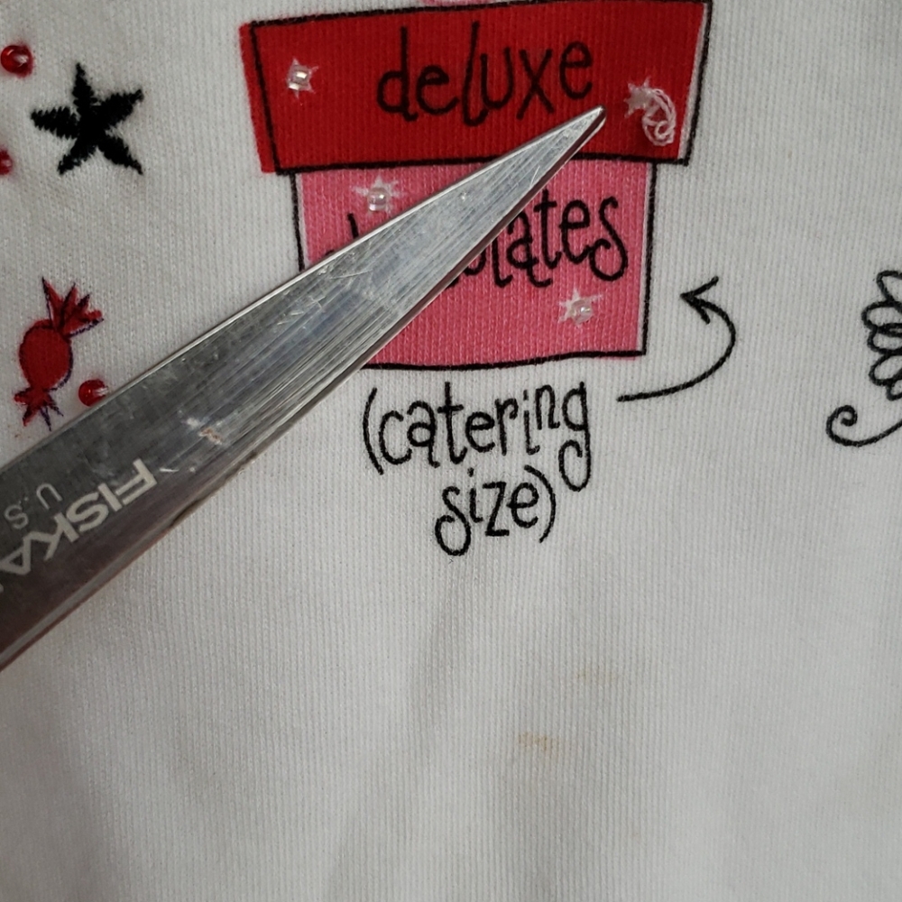 LIZ CLAIBORNE LADIES HOLIDAY FUN LONG SLEEVES T-SH - Picture 4 of 6